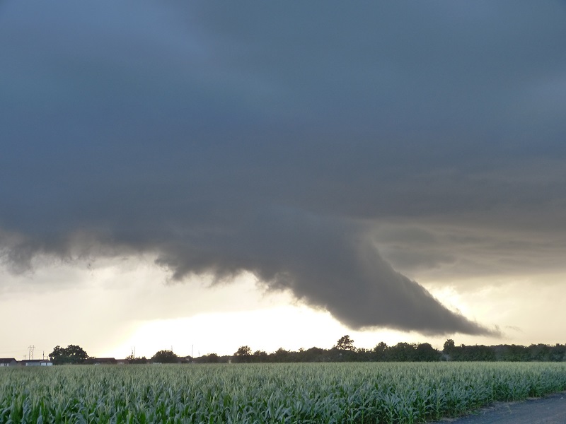 Rotating Wall Cloud nr Houston